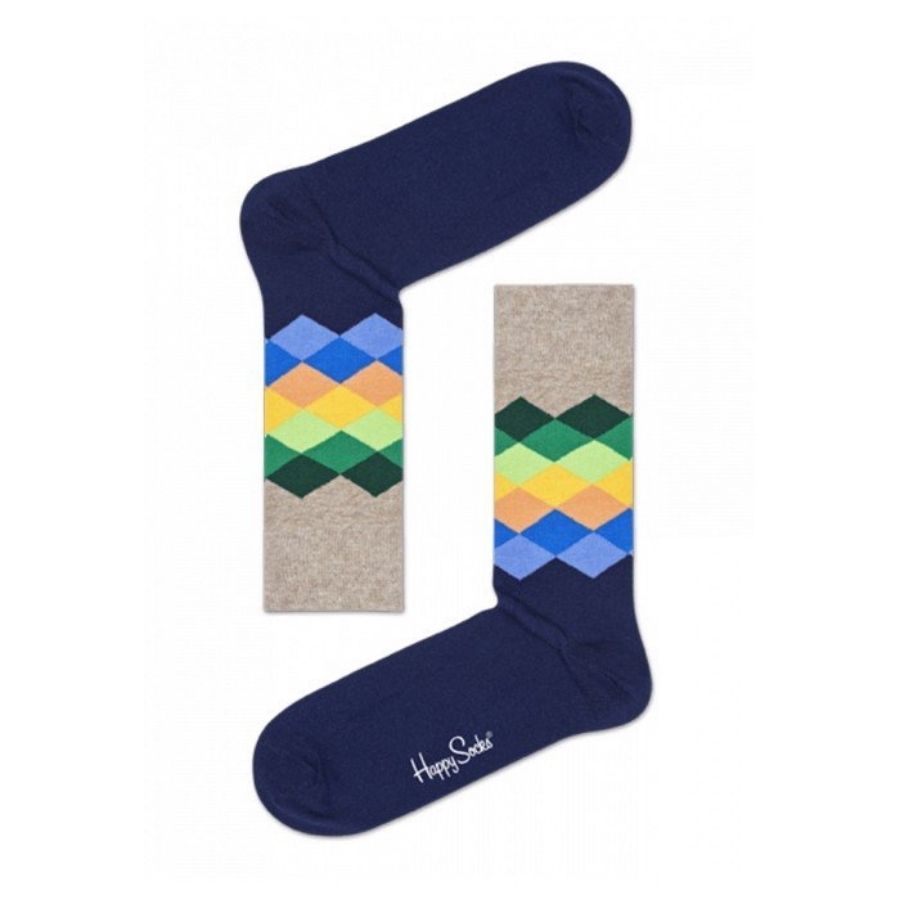 Tất HAPPY SOCKS Faded Diamond